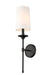 Z-Lite 3033-1S-MB Emily One Light Wall Sconce, Matte Black Main Image.jpg