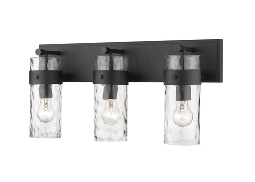 Z-Lite 3035-3V-MB Fontaine Three Light Vanity, Matte Black Main Image.jpg