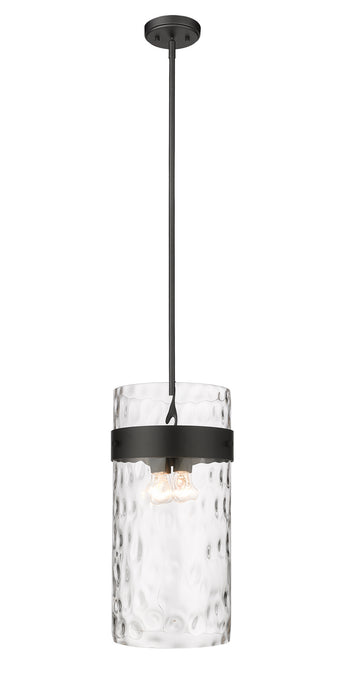 Z-Lite 3035P12-MB Fontaine Four Light Pendant, Matte Black Main Image.jpg