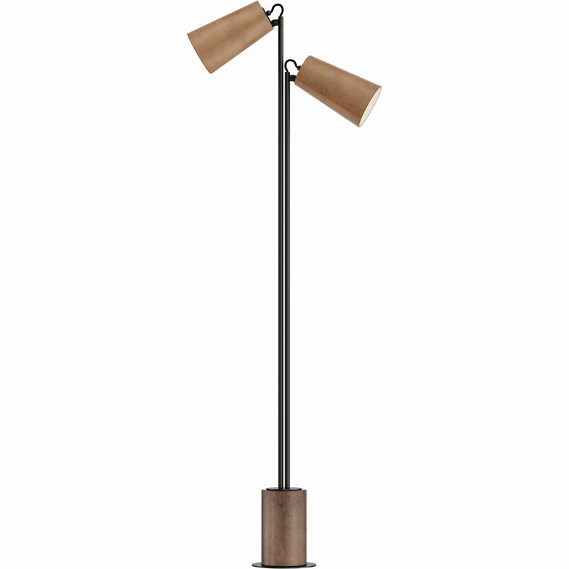 Maxim 10099WWDTN Scout LED Floor Lamp, Weathered Wood / Tan Leather Main Image.jpg