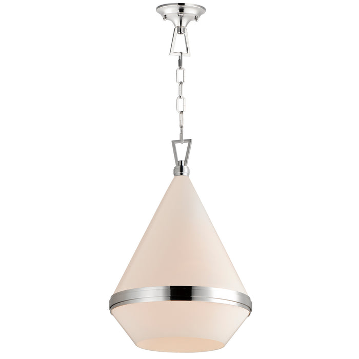 Maxim 10376WTPN Giza One Light Pendant, Polished Nickel Main Image.jpg