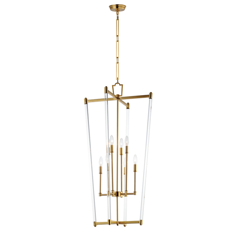 Maxim 16102CLHR Lucent Eight Light Pendant, Heritage Main Image.jpg