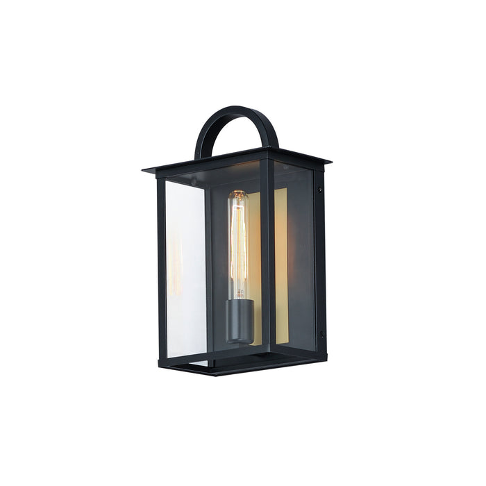 Maxim 30752CLBK Manchester One Light Outdoor Wall Sconce, Black Main Image.jpg