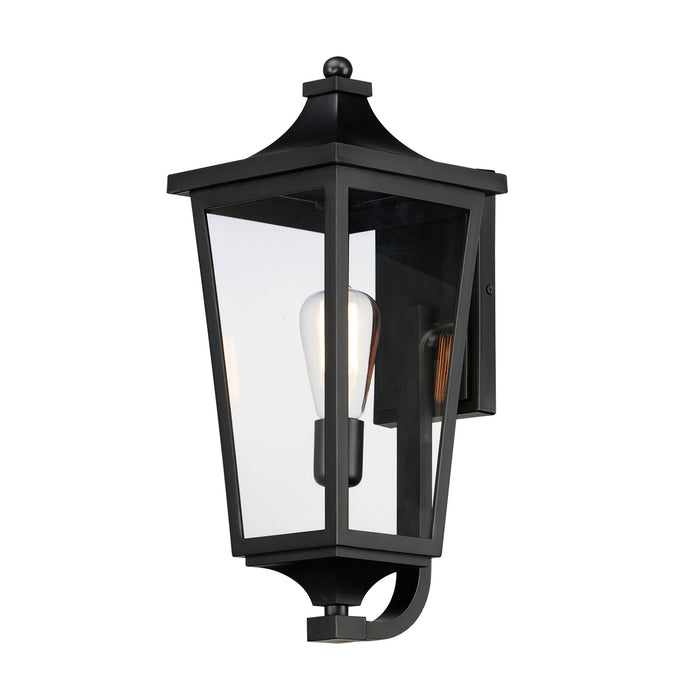 Maxim 40233CLBK Sutton Place VX One Light Outdoor Wall Sconce, Black Main Image.jpg