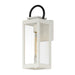 Maxim 40314CLWTBK Nassau Vivex One Light Outdoor Wall Sconce, White / Black Main Image.jpg