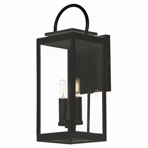 Maxim 40316CLBK Nassau Vivex One Light Outdoor Wall Sconce, Black Main Image.jpg