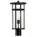 Maxim 40620CLBK Clyde Vivex One Light Post Lantern, Black Main Image.jpg