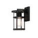 Maxim 40622CLBK Clyde Vivex One Light Outdoor Wall Sconce, Black Main Image.jpg