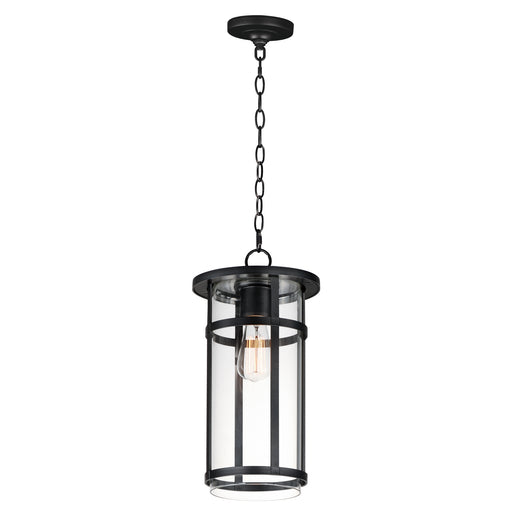 Maxim 40629CLBK Clyde Vivex One Light Outdoor Pendant, Black Main Image.jpg