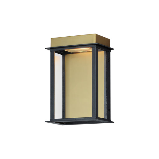 Maxim 50752BKGLD Rincon LED Outdoor Wall Sconce, Black / Gold Main Image.jpg