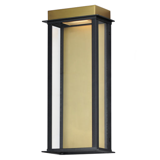 Maxim 50754BKGLD Rincon LED Outdoor Wall Sconce, Black / Gold Main Image.jpg