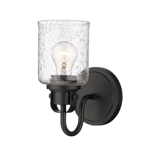 Z-Lite 340-1S-MB Kinsley One Light Wall Sconce, Matte Black Main Image.jpg