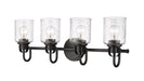 Z-Lite 340-4V-MB Kinsley Four Light Vanity, Matte Black Main Image.jpg