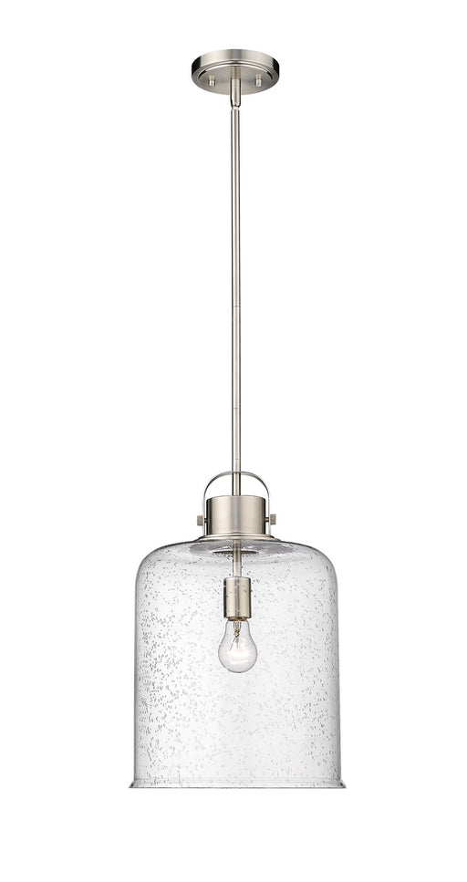 Z-Lite 340P12-BN Kinsley One Light Pendant, Brushed Nickel Main Image.jpg