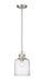 Z-Lite 340P8-BN Kinsley One Light Pendant, Brushed Nickel Main Image.jpg