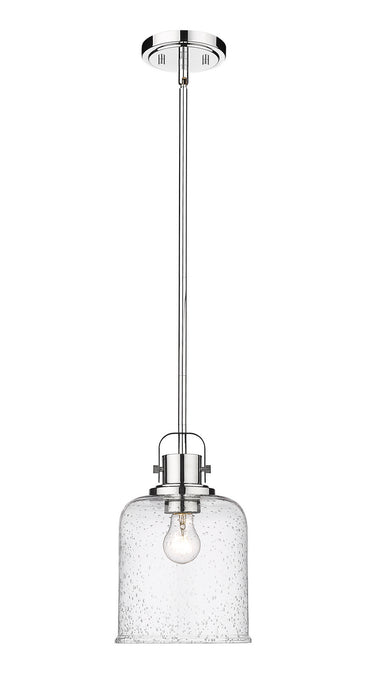 Z-Lite 340P8-CH Kinsley One Light Pendant, Chrome Main Image.jpg