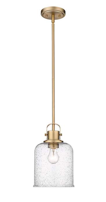 Z-Lite 340P8-HG Kinsley One Light Pendant, Heirloom Gold Main Image.jpg