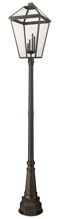 Z-Lite 579PHXLXR-564P-ORB Talbot Four Light Outdoor Post Mount, Oil Rubbed Bronze Main Image.jpg