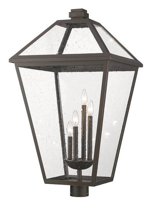 Z-Lite 579PHXLXR-ORB Talbot Four Light Outdoor Post Mount, Oil Rubbed Bronze Main Image.jpg