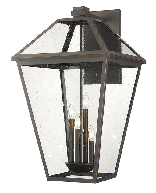 Z-Lite 579XLX-ORB Talbot Four Light Outdoor Wall Sconce, Oil Rubbed Bronze Main Image.jpg