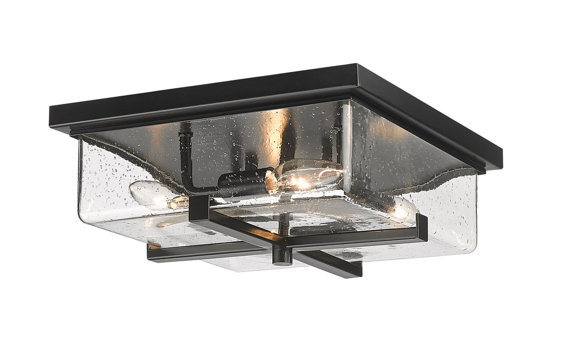 Z-Lite 592F-BK Sana Four Light Outdoor Flush Mount, Black Main Image.jpg