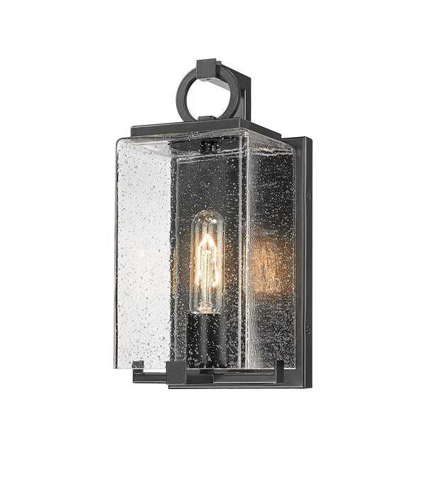 Z-Lite 592S-BK Sana One Light Outdoor Wall Sconce, Black Main Image.jpg