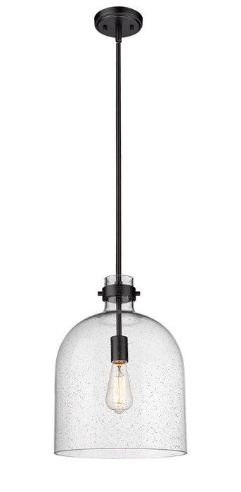 Z-Lite 817-12MB Pearson One Light Pendant, Matte Black Main Image.jpg