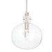 Hudson Valley 3918-PN Hempstead Three Light Pendant, Polished Nickel Main Image.jpg