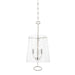 Hudson Valley 4711-PN James Three Light Pendant, Polished Nickel Main Image.jpg