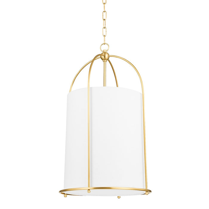 Hudson Valley 4816-AGB Orlando One Light Lantern, Aged Brass Main Image.jpg