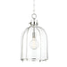 Hudson Valley 7306-PN Eldridge One Light Pendant, Polished Nickel Main Image.jpg