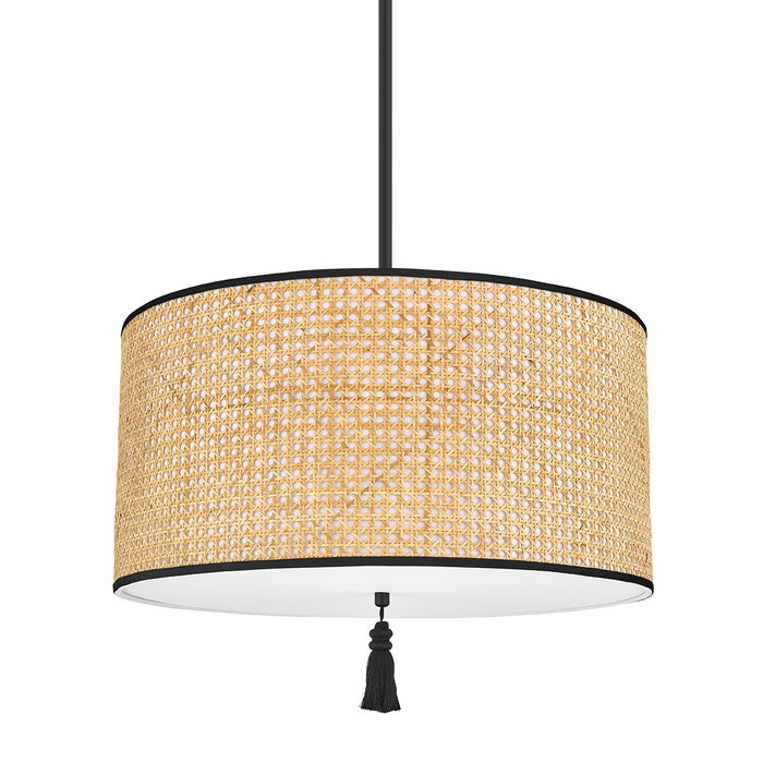 Mitzi H520703-SBK Dolores Three Light Pendant, Soft Black Main Image.jpg