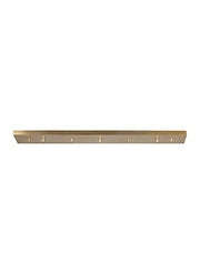 Generation Lighting 7449603-848 Multi-Port Canopy Three Light Linear Canopy, Satin Brass Alternate Image.jpg