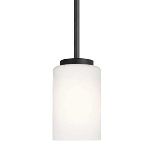 Generation Lighting 61160-112 Oslo One Light Mini-Pendant, Midnight Black Alternate Image.jpg