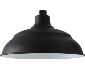 Capital Lighting 936315BK RLM One Light Outdoor Shade, Black Alternate Image.jpg