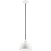 Kichler 52152WH Zailey One Light Pendant, White Alternate Image 4.jpg