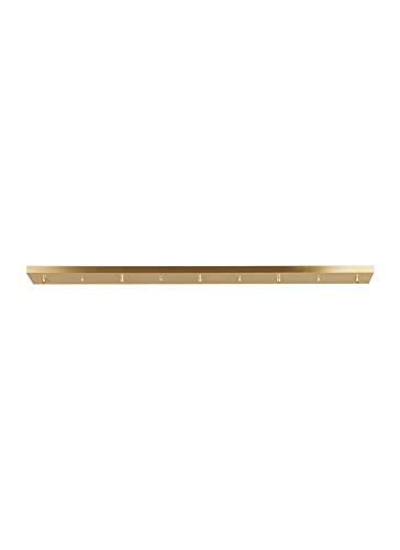 Generation Lighting 7449605-848 Multi-Port Canopy Five Light Linear Canopy, Satin Brass Alternate Image.jpg