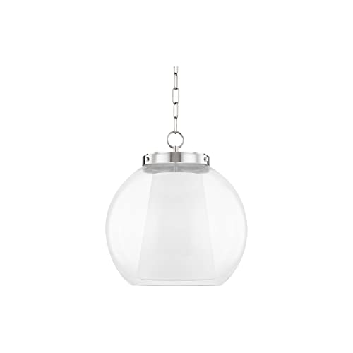 Mitzi H457701L-PN Sasha One Light Pendant, Polished Nickel Alternate Image.jpg