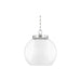 Mitzi H457701L-PN Sasha One Light Pendant, Polished Nickel Alternate Image.jpg