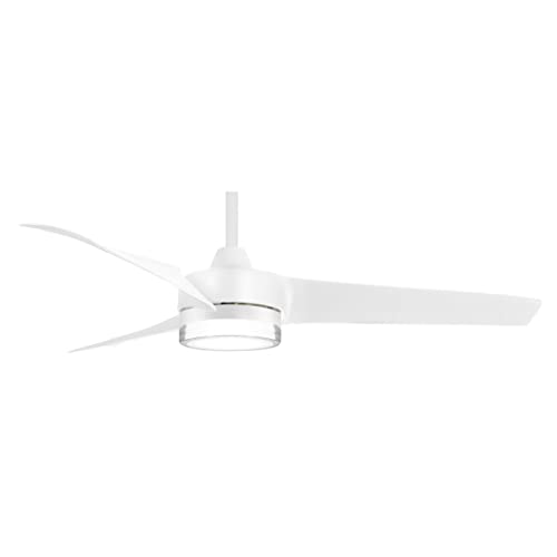 Minka-Aire F692L-WHF Veer 56" Ceiling Fan, Flat White Alternate Image.jpg