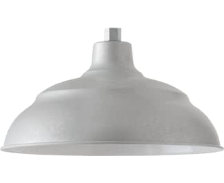 Capital Lighting 936316GV RLM One Light Outdoor Shade, Galvanized Alternate Image.jpg