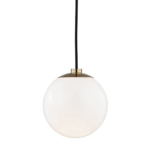 Mitzi H105701-AGB Stella One Light Pendant, Aged Brass Alternate Image.jpg