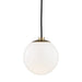 Mitzi H105701-AGB Stella One Light Pendant, Aged Brass Alternate Image.jpg