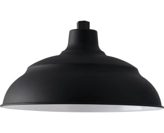 Capital Lighting 936316BK RLM One Light Outdoor Shade, Black Alternate Image.jpg