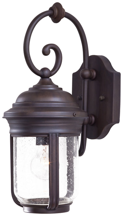 Minka-Lavery 8817-57 Amherst One Light Wall Mount, Roman Bronze Main Image.jpg