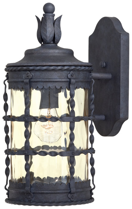 Minka-Lavery 8880-A39 Mallorca One Light Wall Mount, Spanish Iron Main Image.jpg