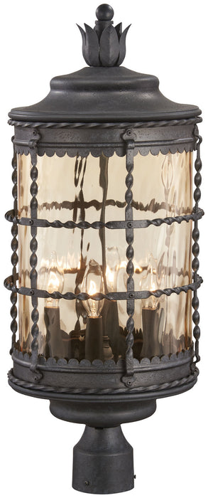 Minka-Lavery 8886-A39 Mallorca Four Light Post Mount, Spanish Iron Alternate Image.jpg