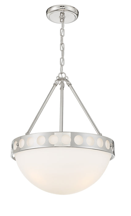Crystorama KIR-B8105-PN Kirby Three Light Chandelier Polished Nickel Main Image.jpg