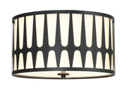 Crystorama ROY-800-BK Royston Three Light Flush Mount Black Main Image.jpg