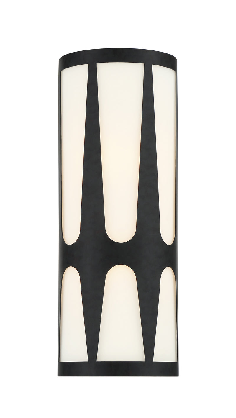 Crystorama ROY-802-BK Royston Two Light Wall Sconce Black Main Image.jpg